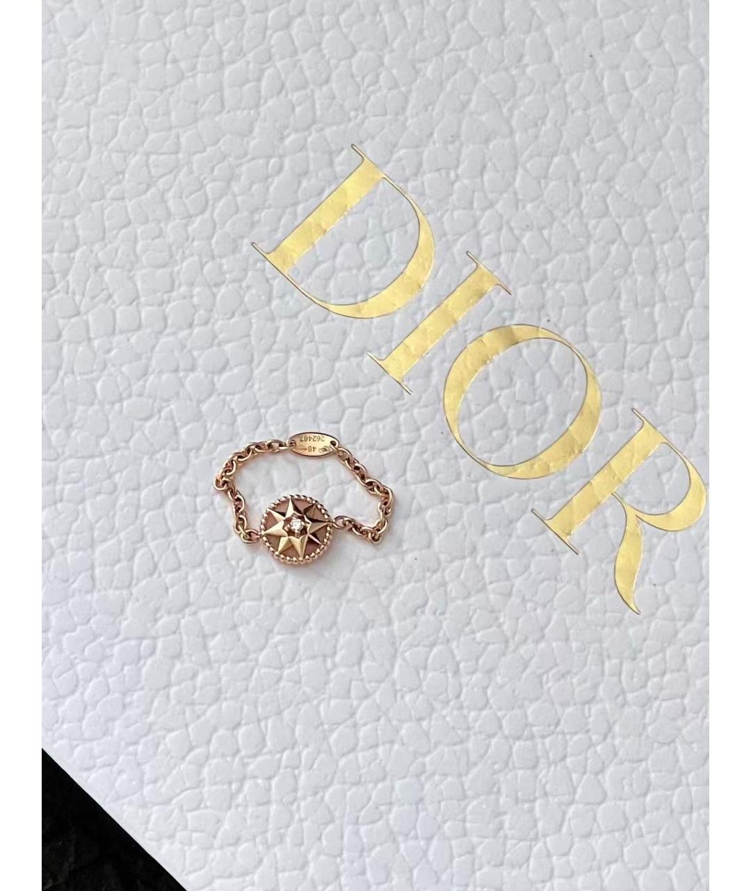 CHRISTIAN DIOR Золотое кольцо из розового золота, фото 2