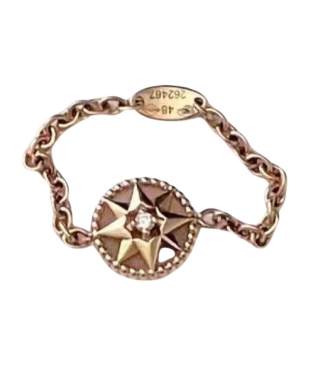 CHRISTIAN DIOR Золотое кольцо из розового золота, фото 1