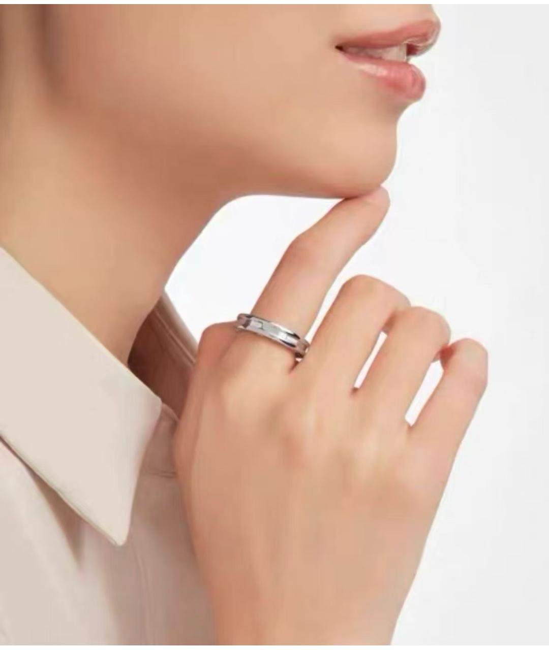 BVLGARI Серебряное кольцо из белого золота, фото 6