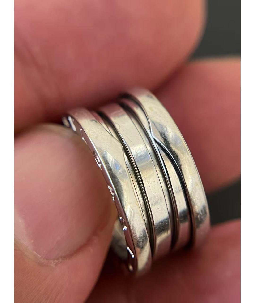 BVLGARI Серебряное кольцо из белого золота, фото 5