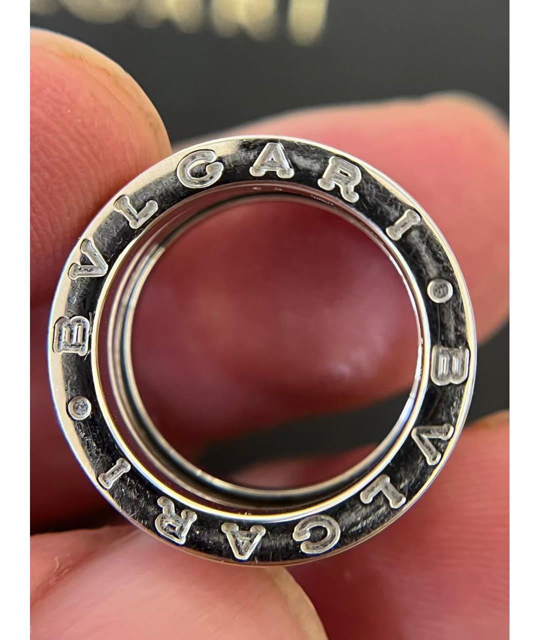 BVLGARI Серебряное кольцо из белого золота, фото 7