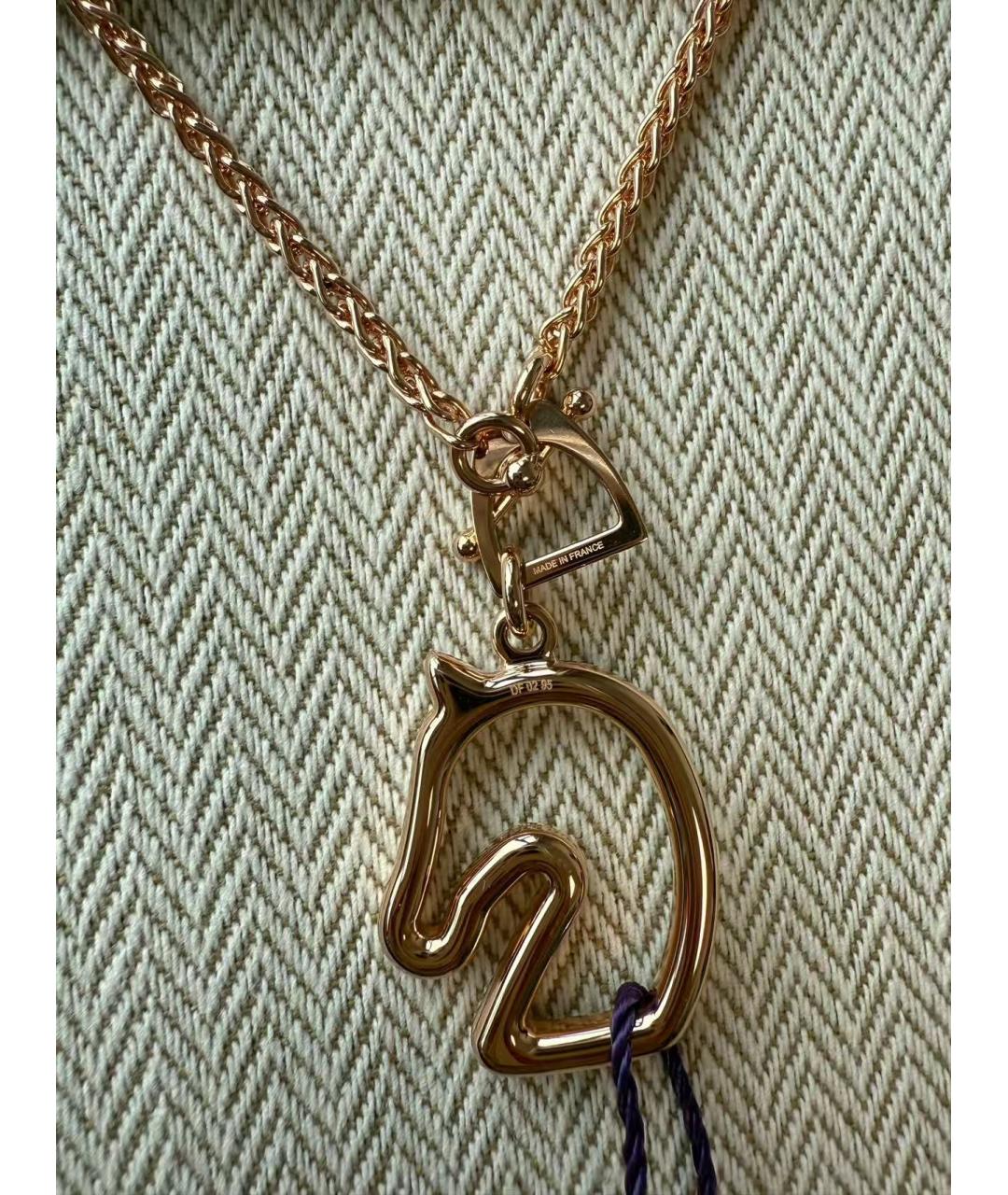HERMES Золотая подвеска из розового золота, фото 4