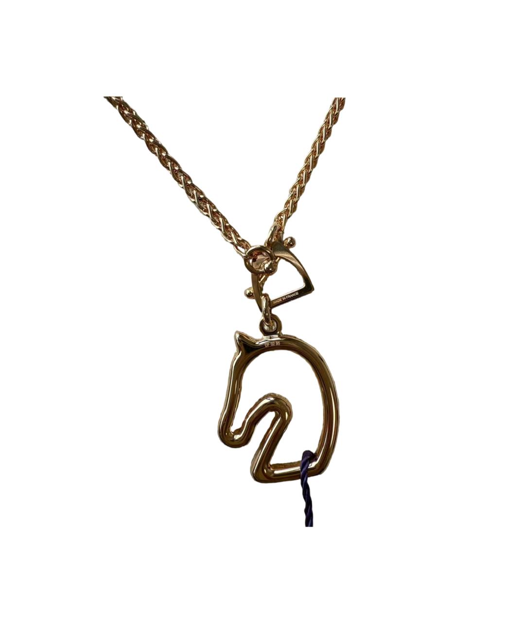 HERMES Золотая подвеска из розового золота, фото 7