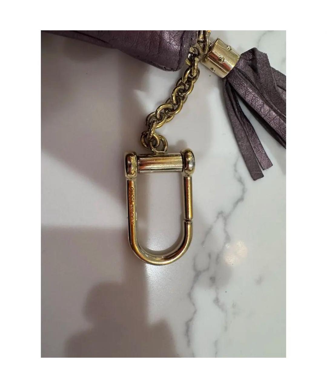 GUCCI Фиолетовая ключница, фото 7