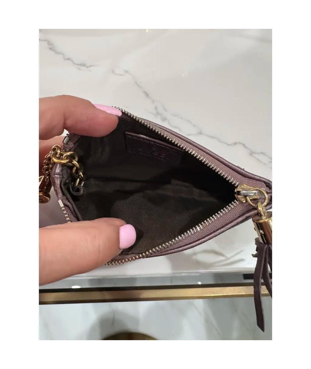 GUCCI Фиолетовая ключница, фото 5
