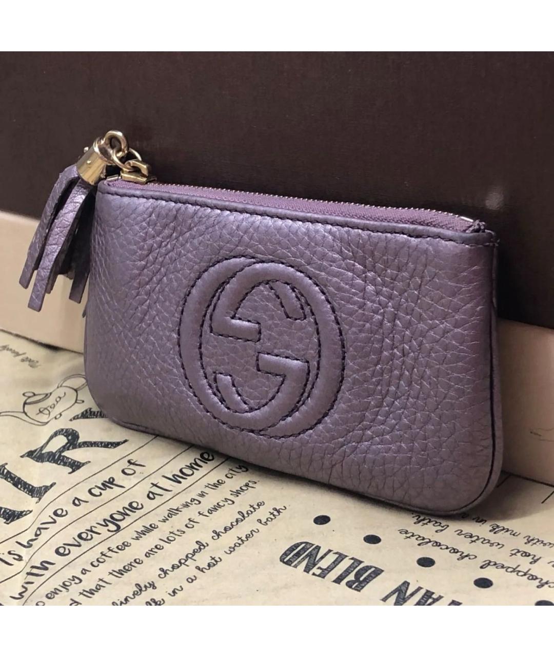 GUCCI Фиолетовая ключница, фото 4