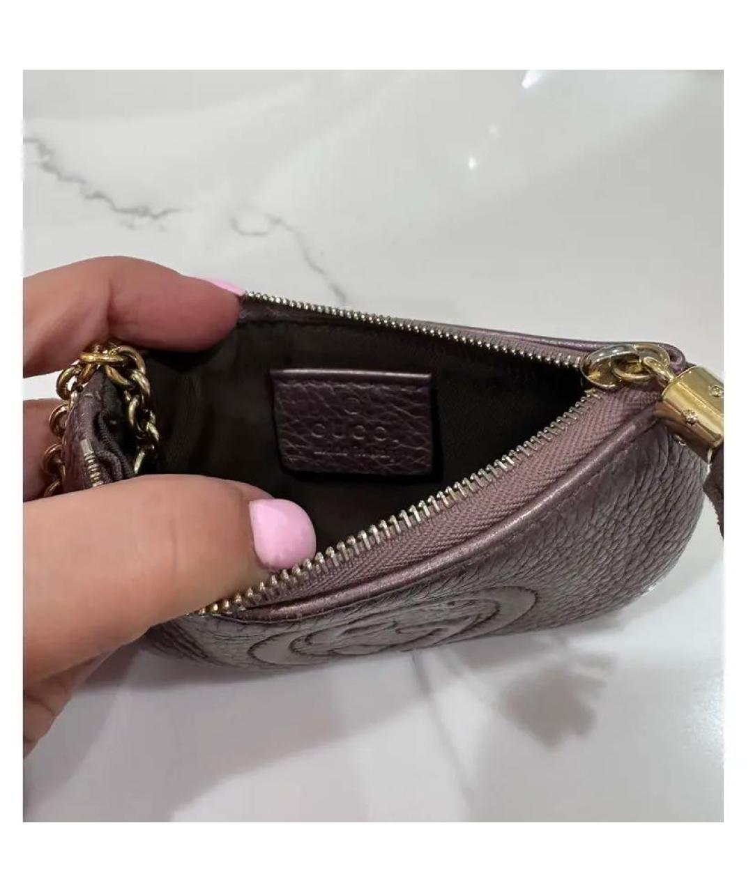 GUCCI Фиолетовая ключница, фото 6