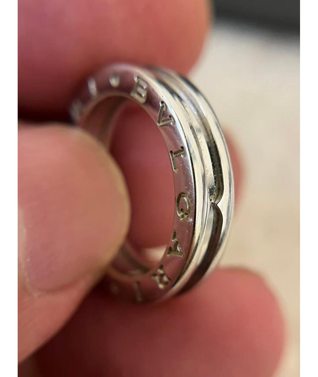 BVLGARI Серебряное кольцо из белого золота, фото 5