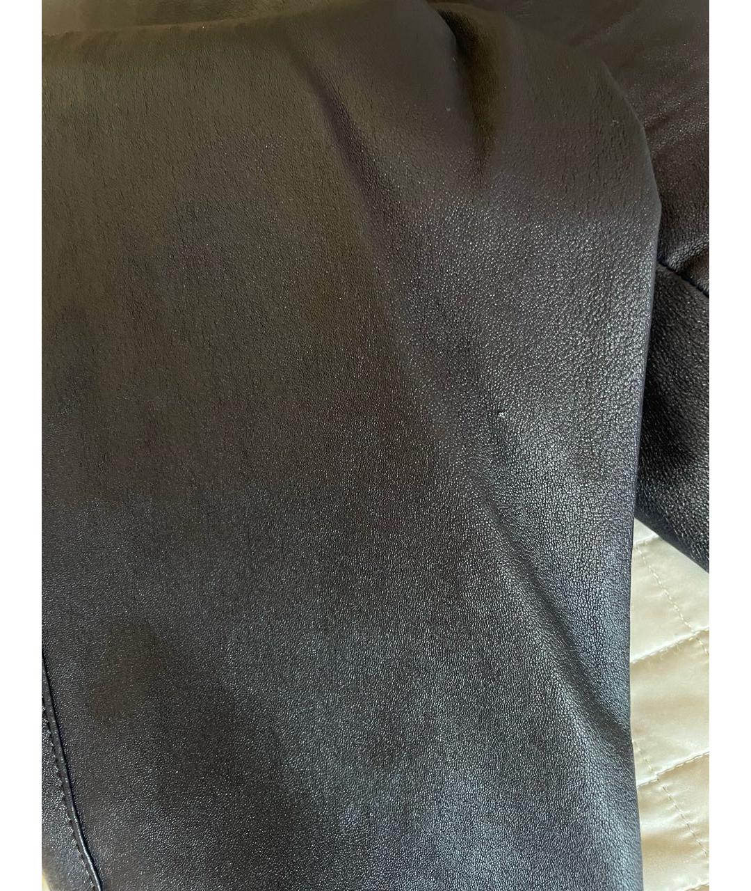 JOSEPH Темно-синие кожаные леггинсы и велосипедки, фото 5