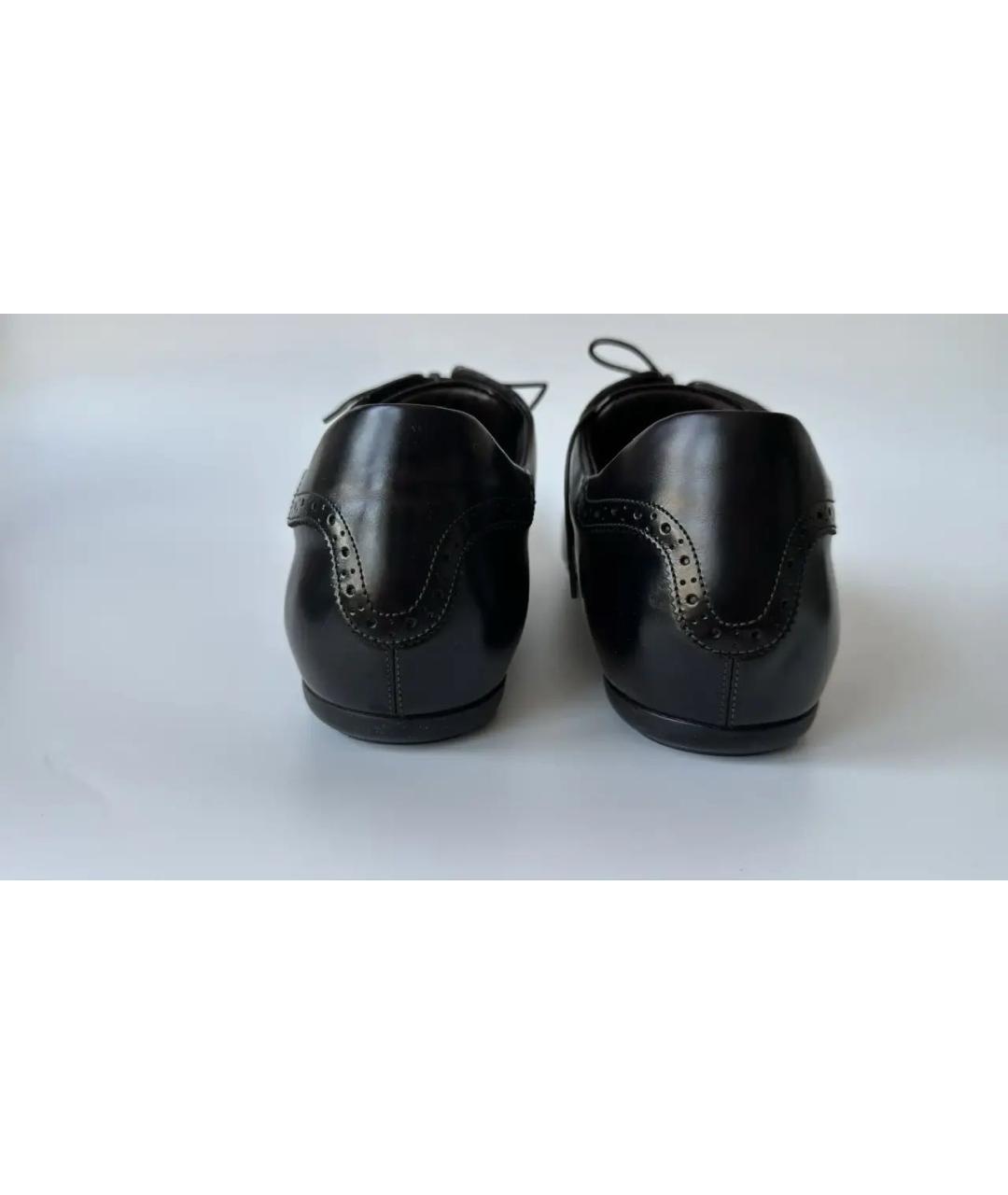 LOUIS VUITTON Коричневые кожаные туфли, фото 4