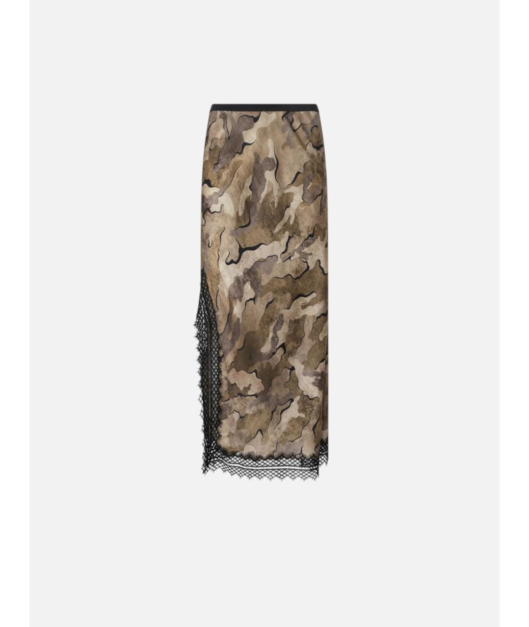 PINKO Мульти вискозная юбка миди, фото 6