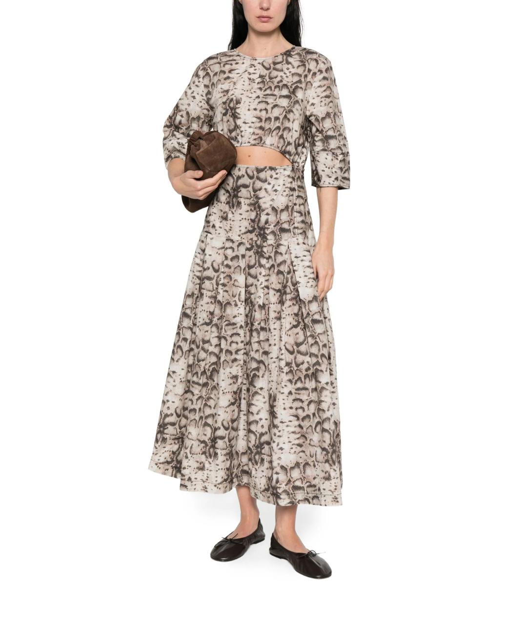 PINKO Мульти хлопковое повседневное платье, фото 1