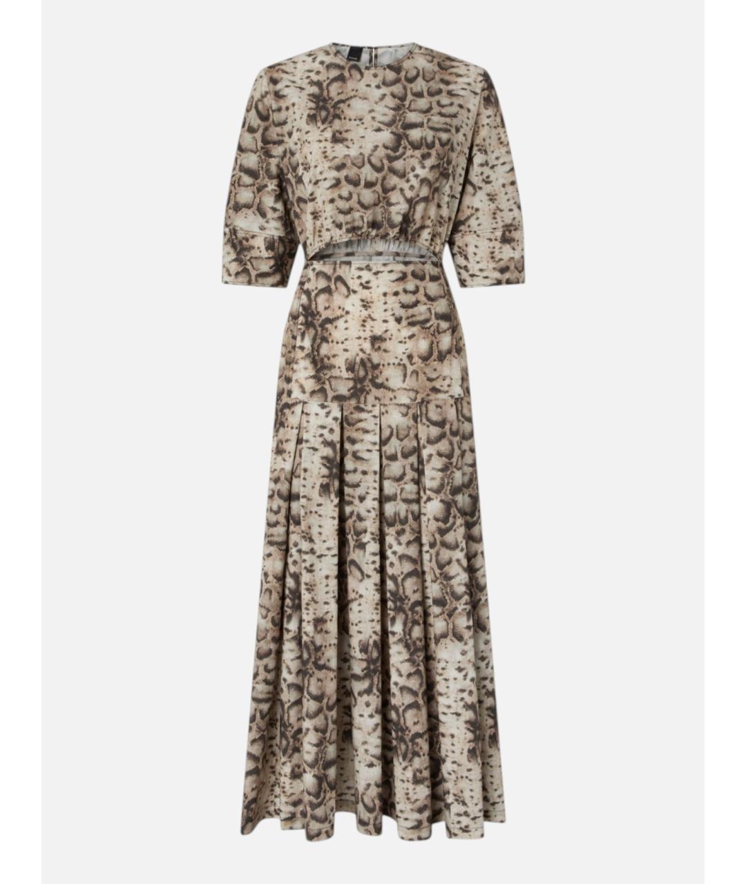 PINKO Мульти хлопковое повседневное платье, фото 2