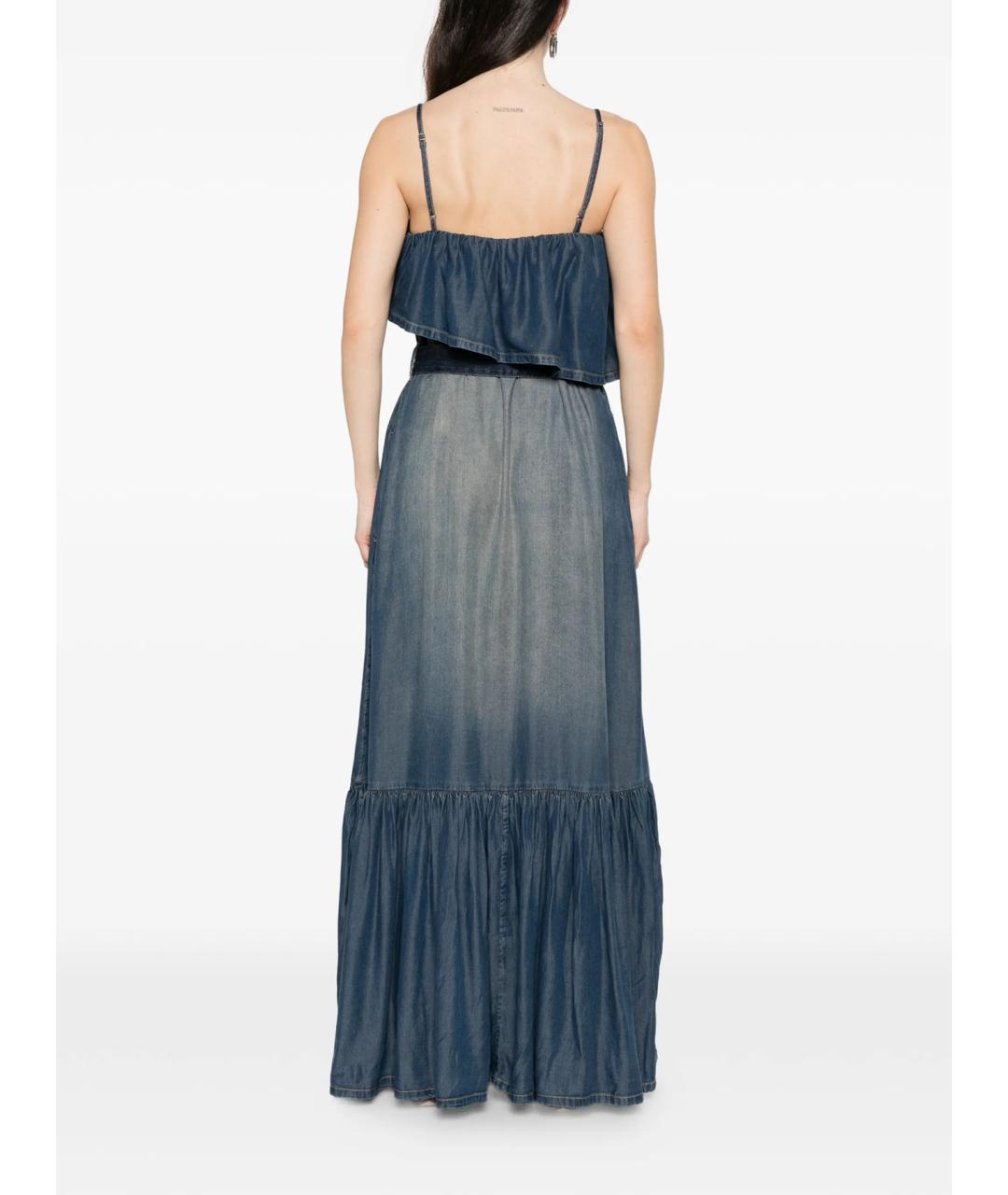 PINKO Синее повседневное платье, фото 5