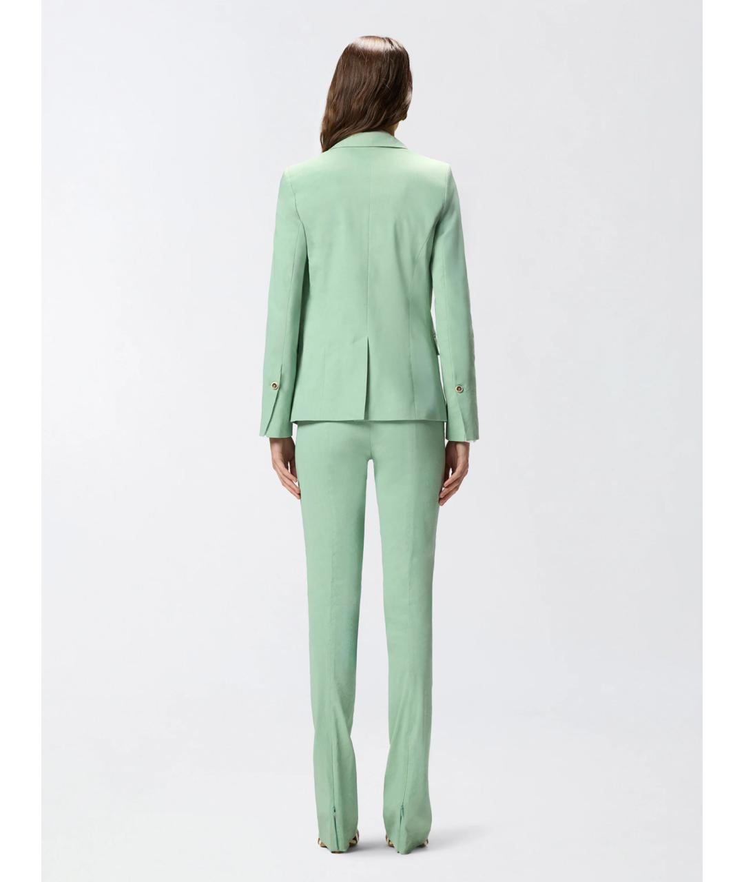 PINKO Зеленый льняной жакет/пиджак, фото 4