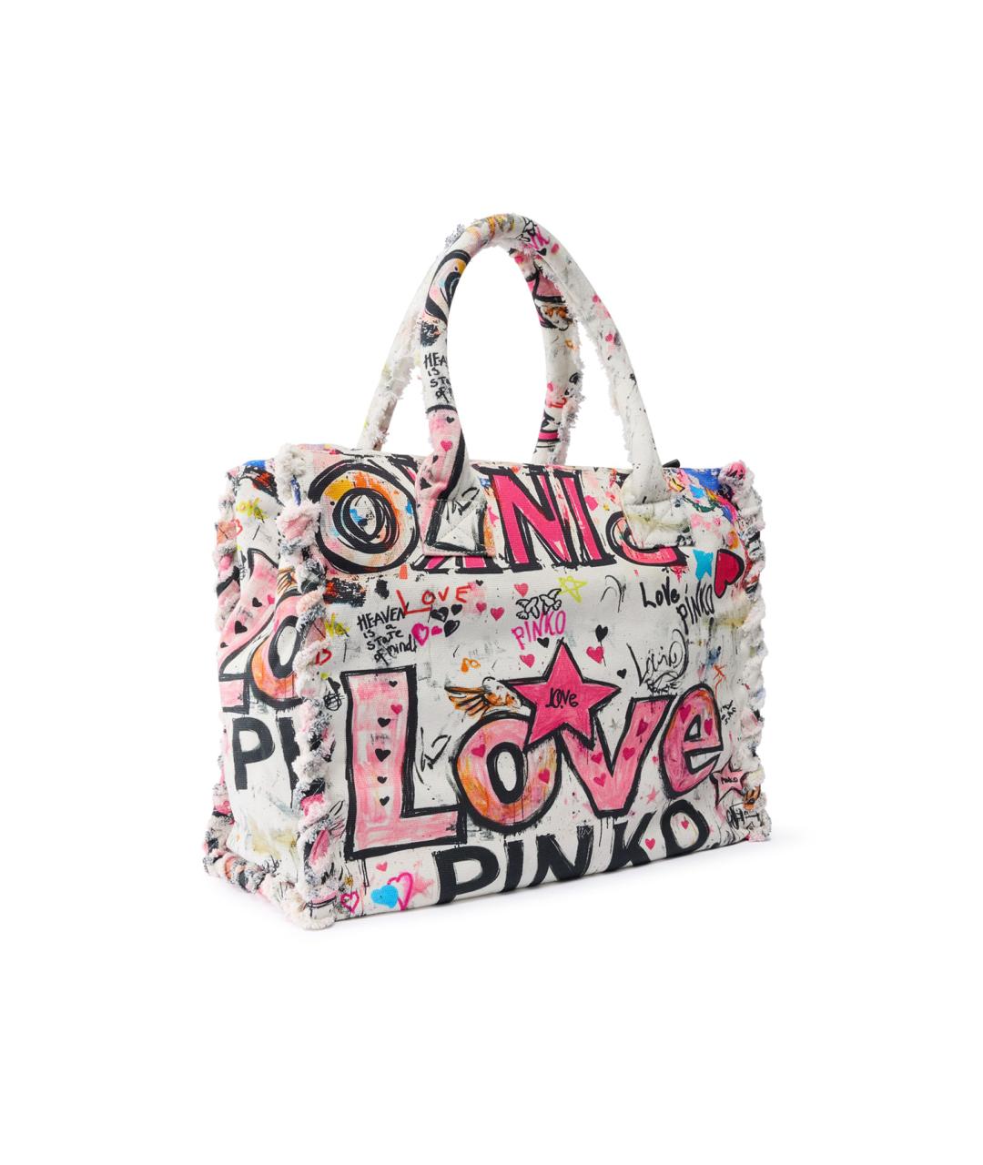 PINKO Мульти тканевая сумка тоут, фото 2