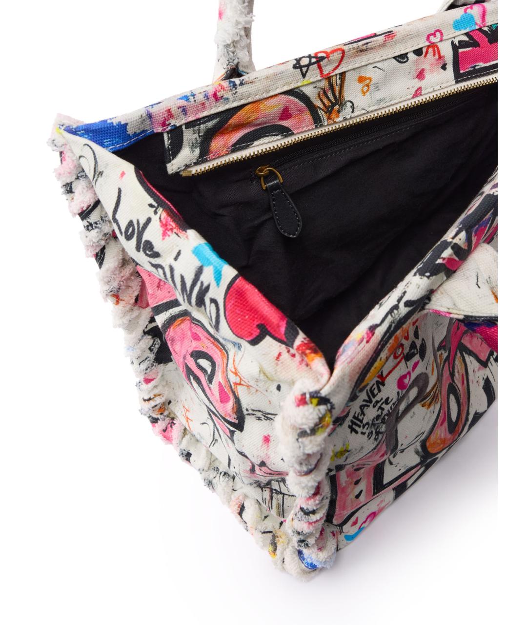 PINKO Мульти тканевая сумка тоут, фото 4