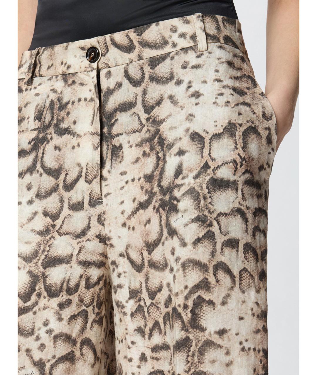 PINKO Мульти льняные шорты, фото 7