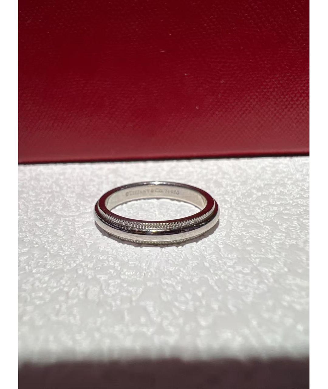 TIFFANY&CO Серебряное платиновое кольцо, фото 2