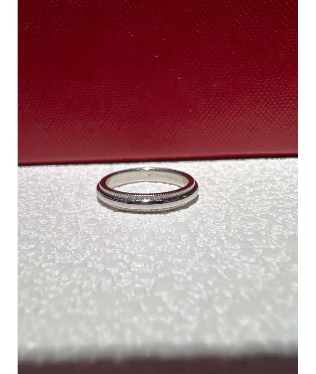 TIFFANY&CO Серебряное платиновое кольцо, фото 3