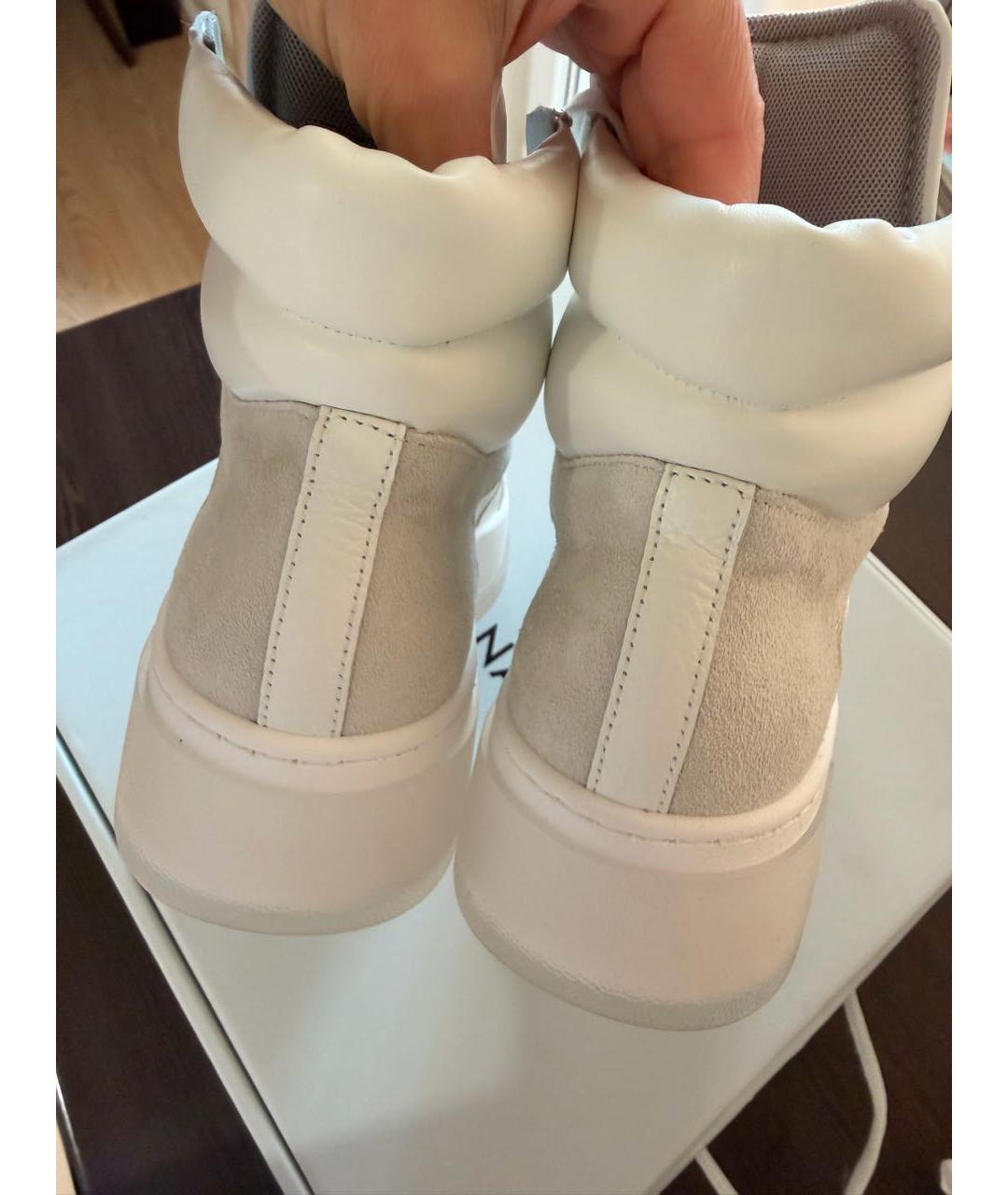 FABIANA FILIPPI Белые кожаные кеды, фото 3