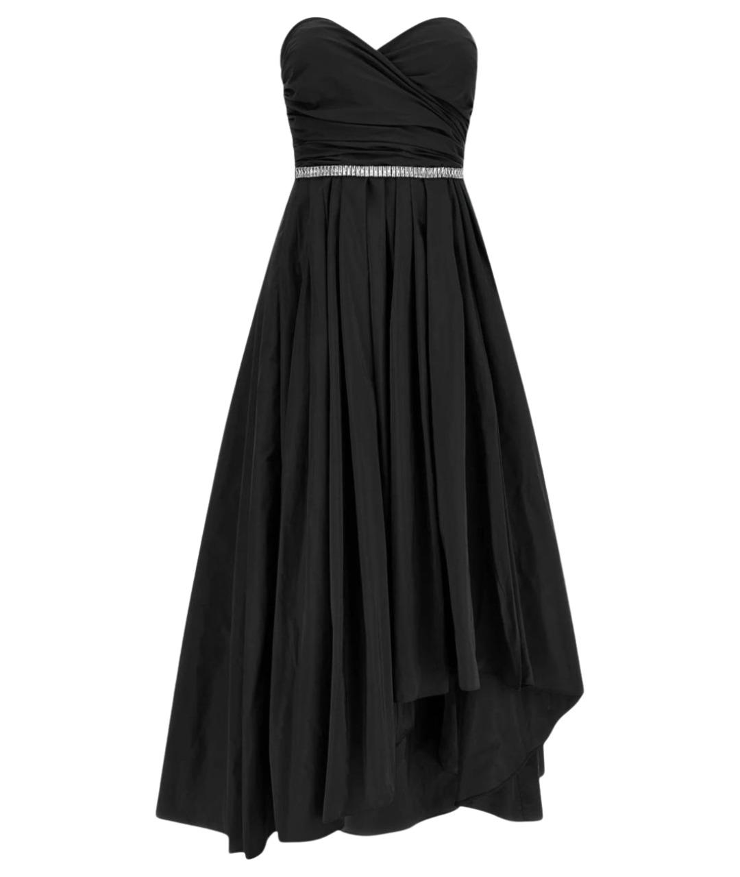 PINKO Черное полиэстеровое вечернее платье, фото 1