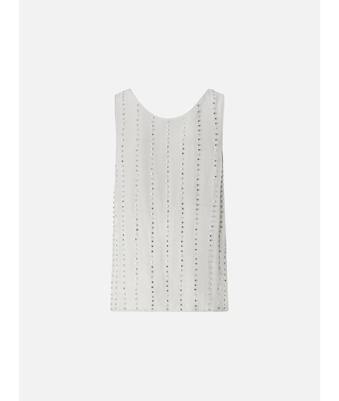 PINKO Серая вискозная майка, фото 6