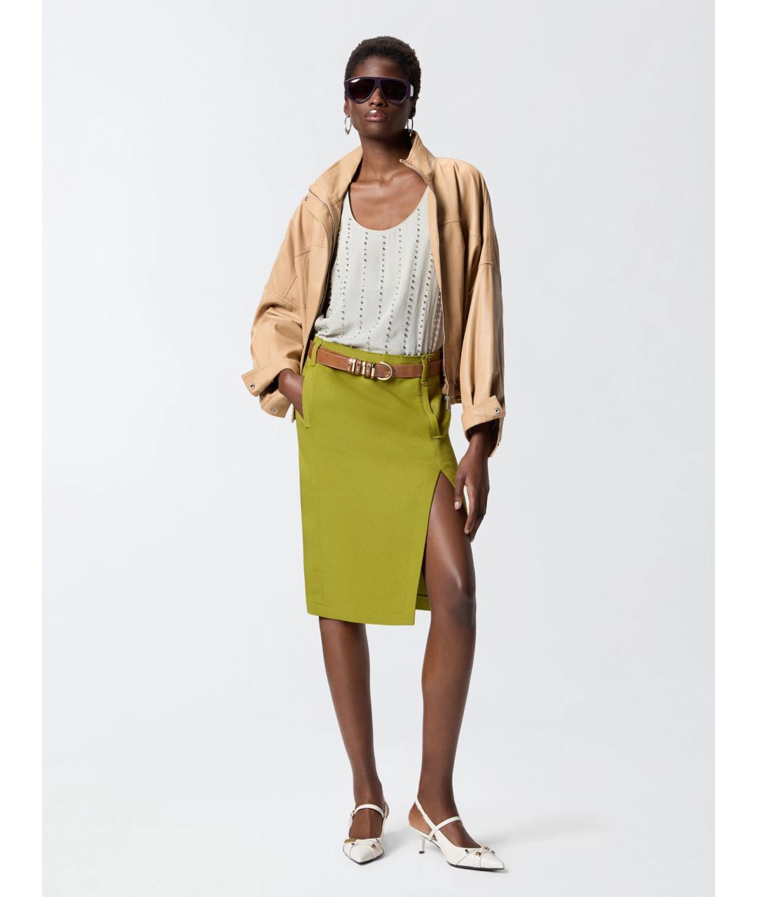 PINKO Серая вискозная майка, фото 2