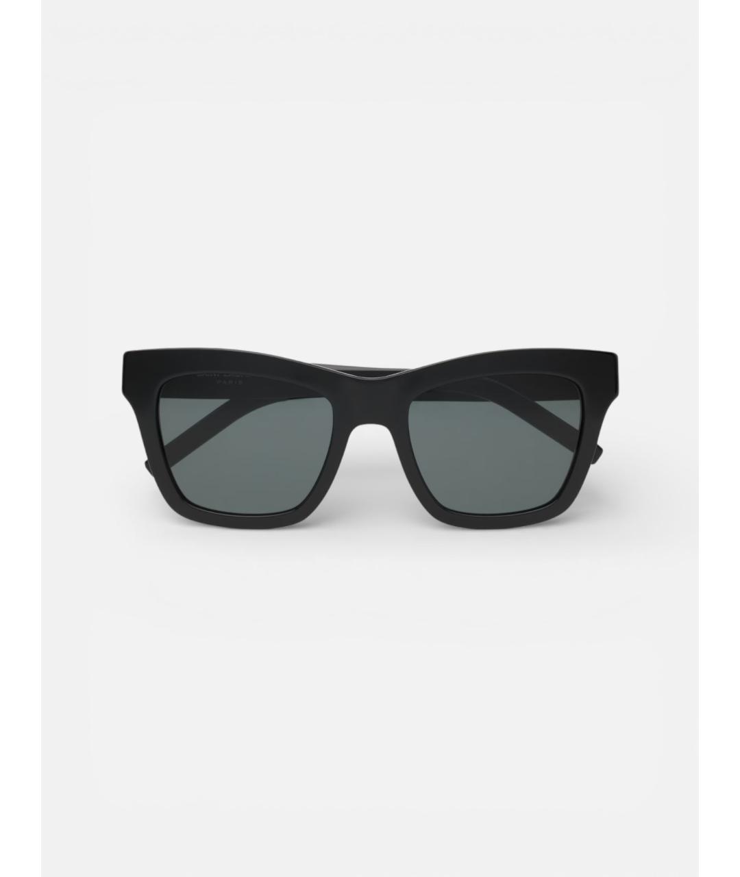 SAINT LAURENT Черные пластиковые солнцезащитные очки, фото 2