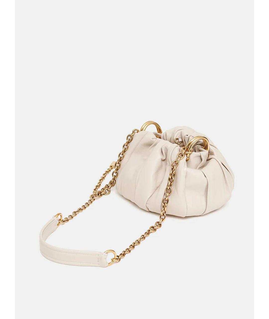 CHLOE Бежевая кожаная сумка через плечо, фото 3