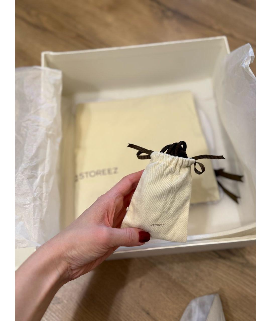 12 STOREEZ Коричневые замшевые ботинки, фото 6