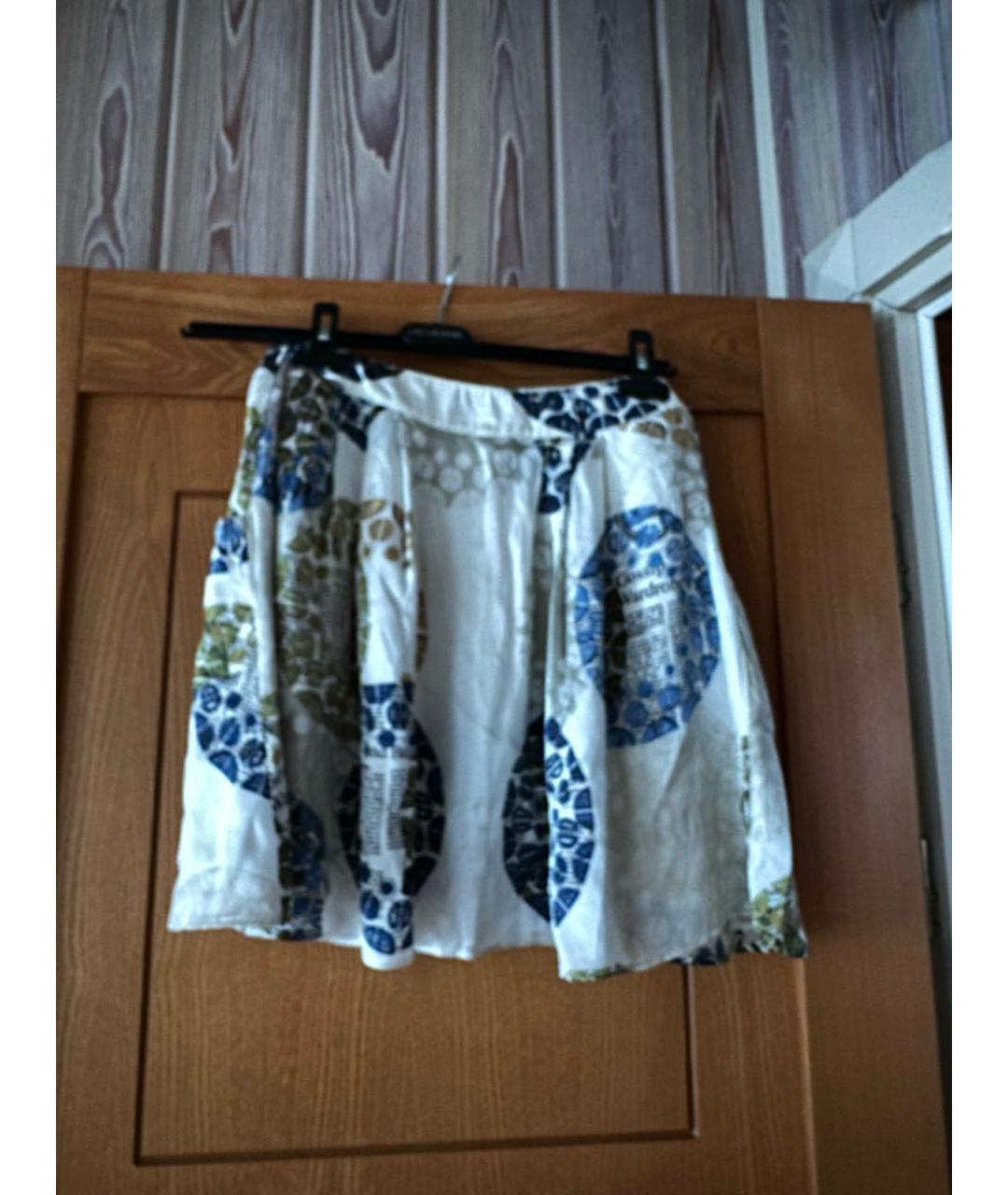 JOHN GALLIANO Мульти шелковая юбка мини, фото 5