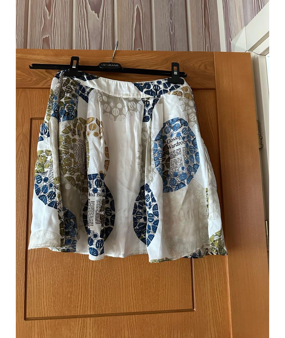 JOHN GALLIANO Мульти шелковая юбка мини, фото 2