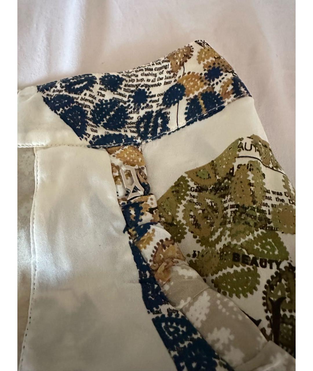 JOHN GALLIANO Мульти шелковая юбка мини, фото 4