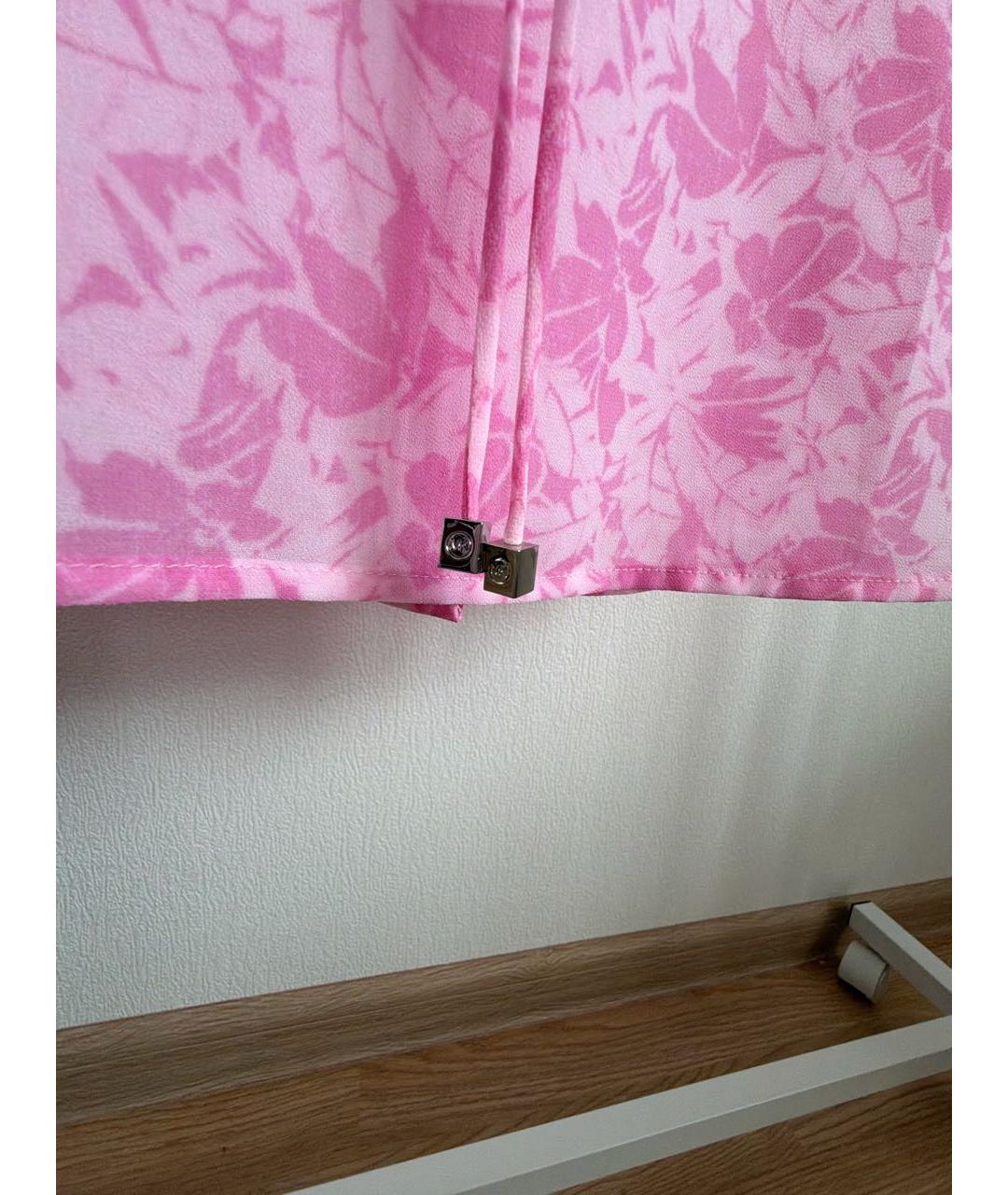 MICHAEL KORS Розовая полиэстеровая блузы, фото 5