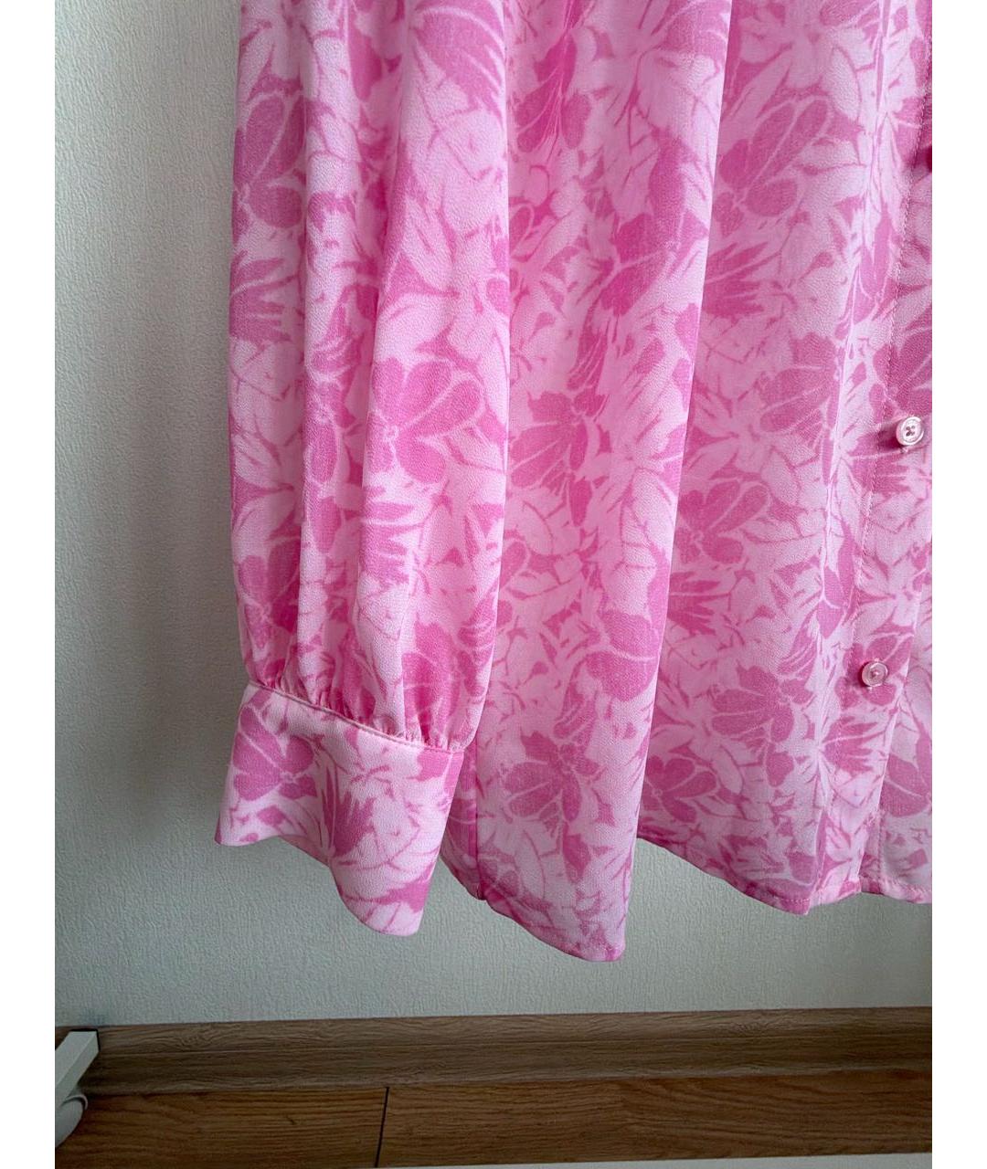 MICHAEL KORS Розовая полиэстеровая блузы, фото 4
