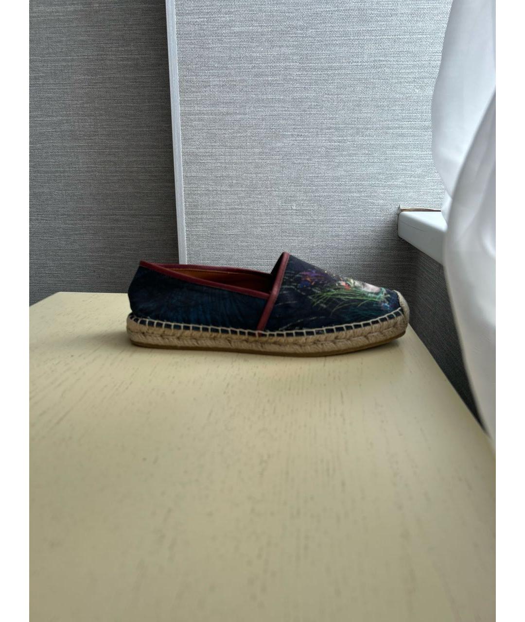 ETRO Синие текстильные эспадрильи, фото 8