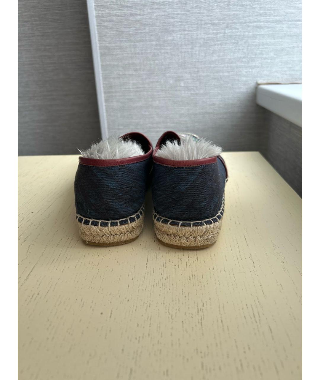 ETRO Синие текстильные эспадрильи, фото 4