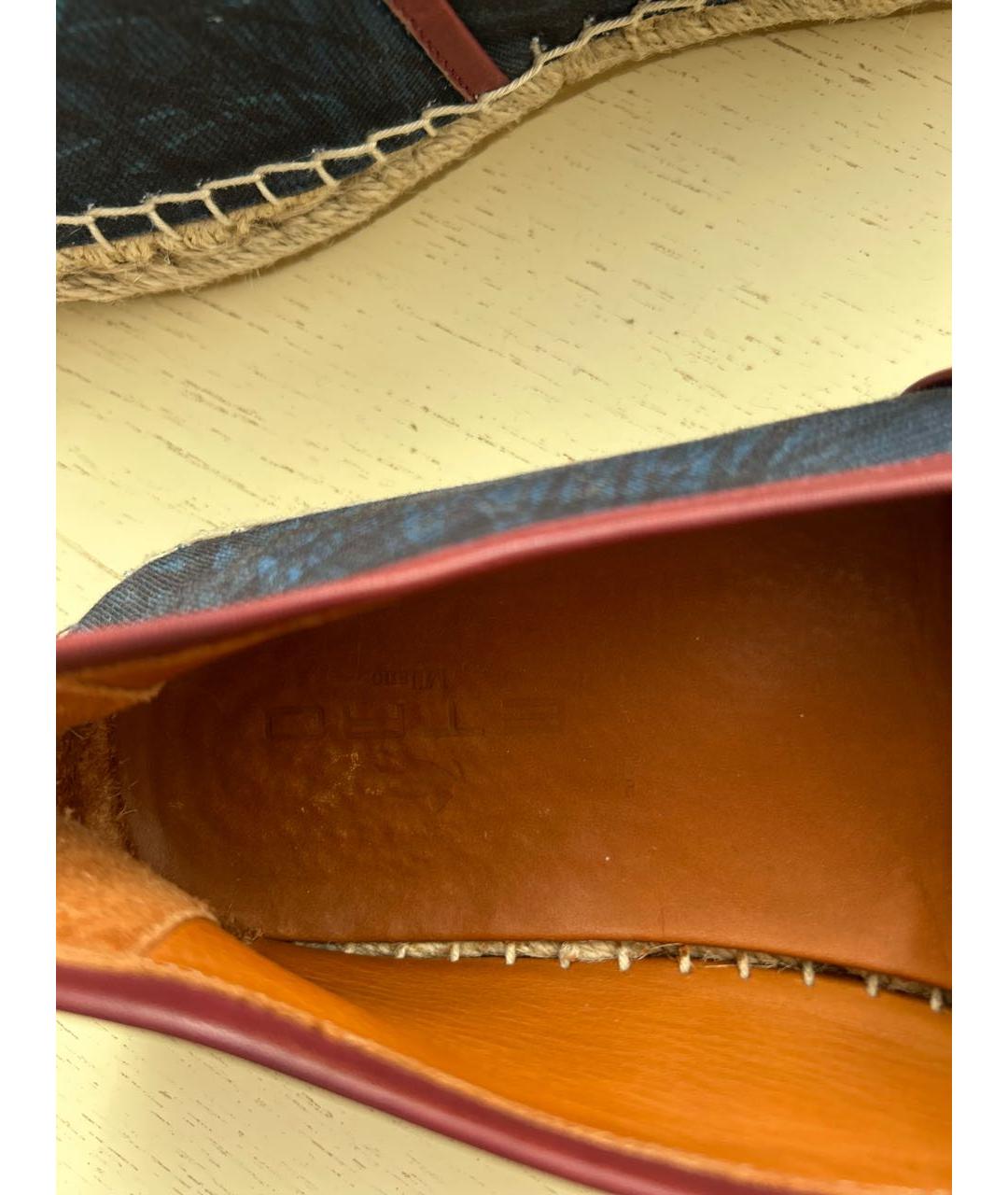 ETRO Синие текстильные эспадрильи, фото 7