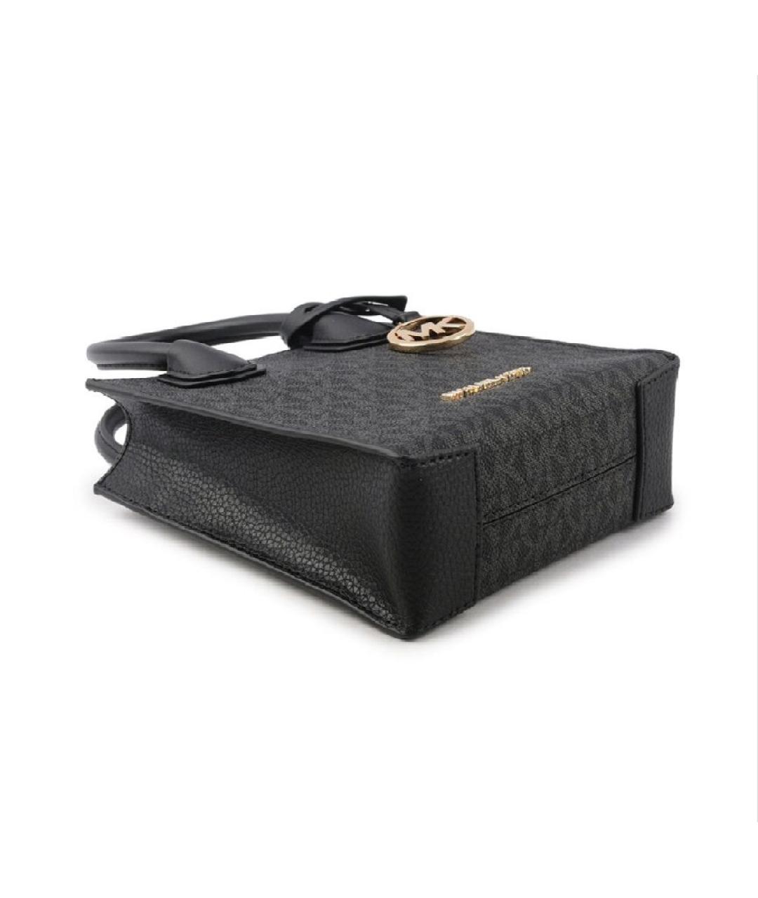 MICHAEL KORS Черная сумка с короткими ручками из искусственной кожи, фото 2