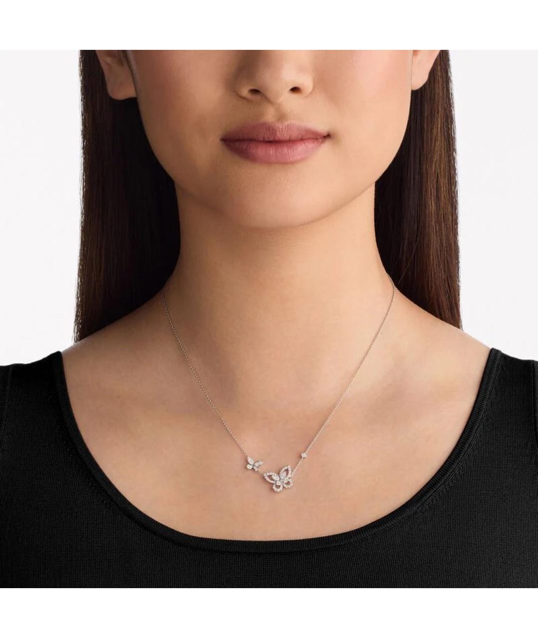 GRAFF Белое колье из белого золота, фото 3