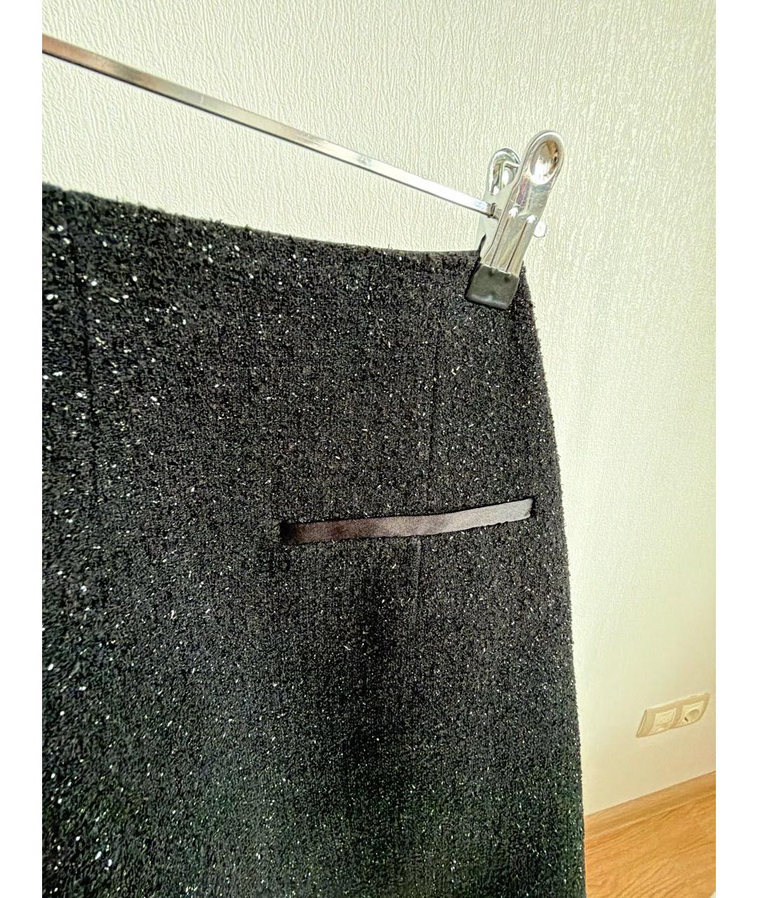SELF-PORTRAIT Черные шерстяные шорты, фото 6