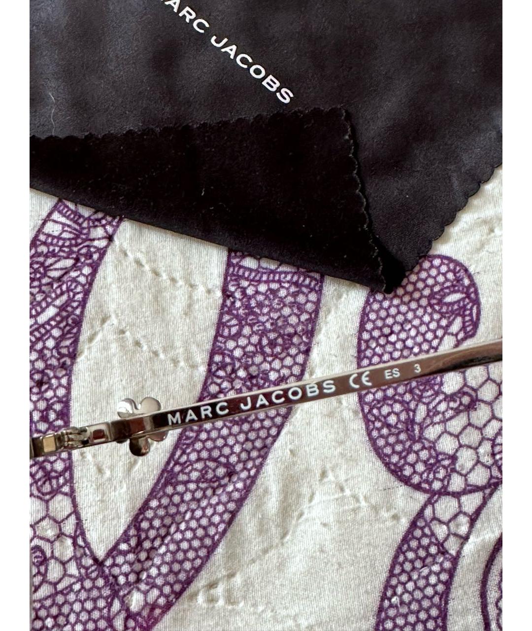 MARC JACOBS Серебряные металлические солнцезащитные очки, фото 6