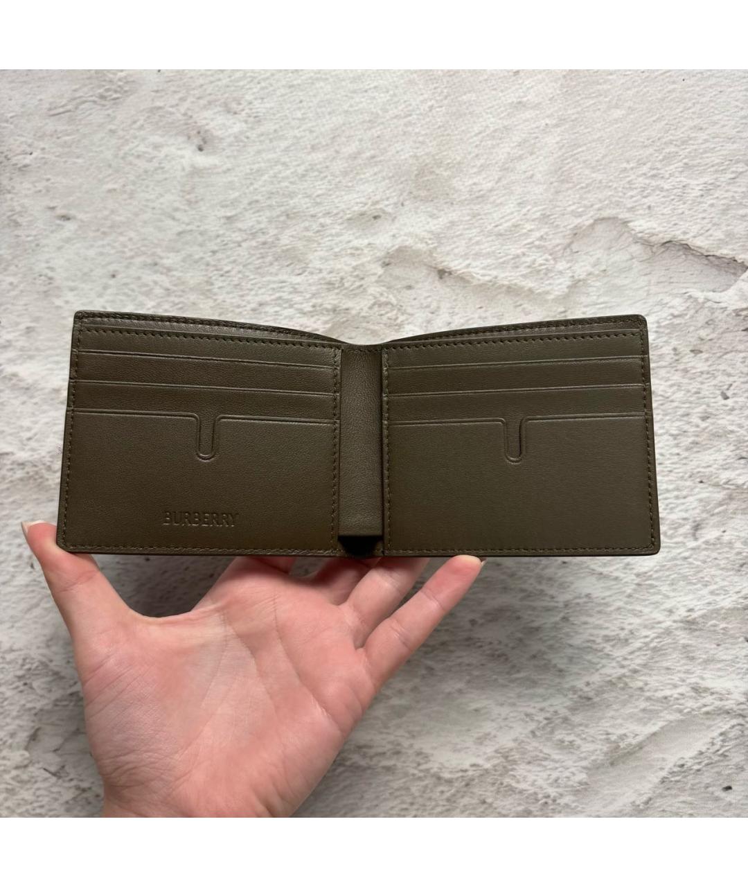 BURBERRY Коричневый кошелек, фото 3