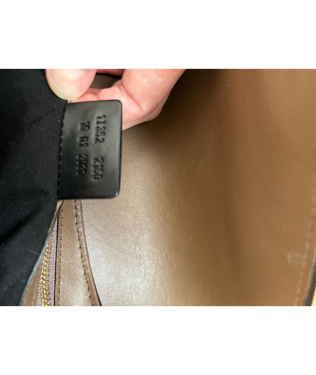 ETRO Бежевая кожаная сумка через плечо, фото 5