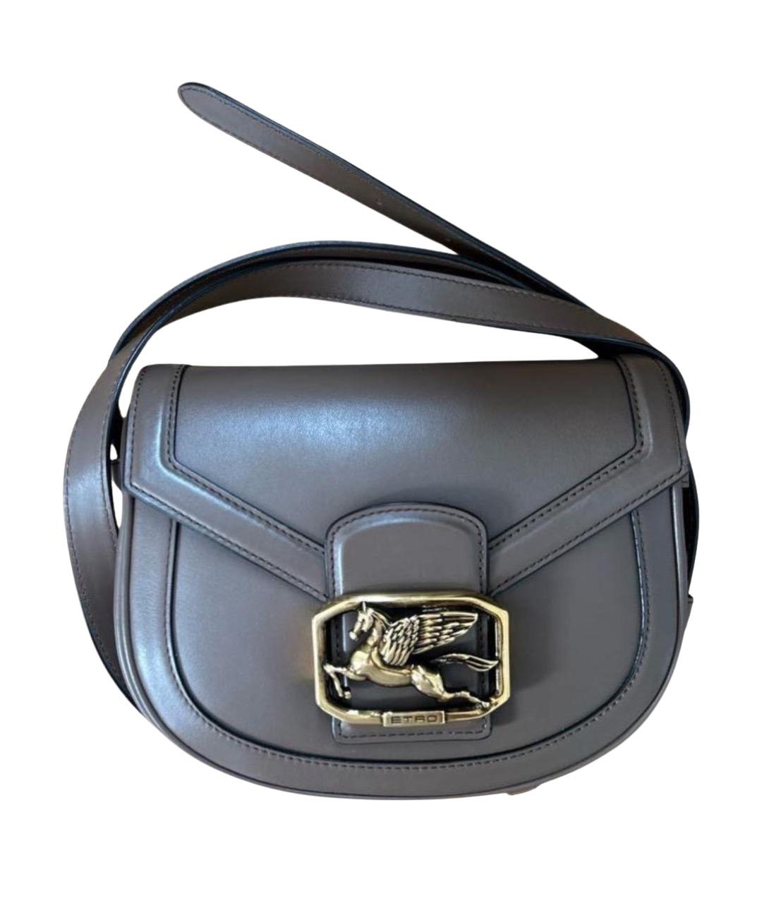 ETRO Бежевая кожаная сумка через плечо, фото 1