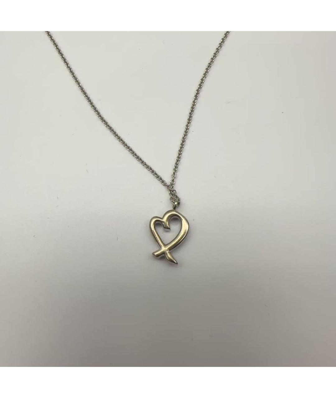 TIFFANY&CO Серебряное колье из белого золота, фото 4