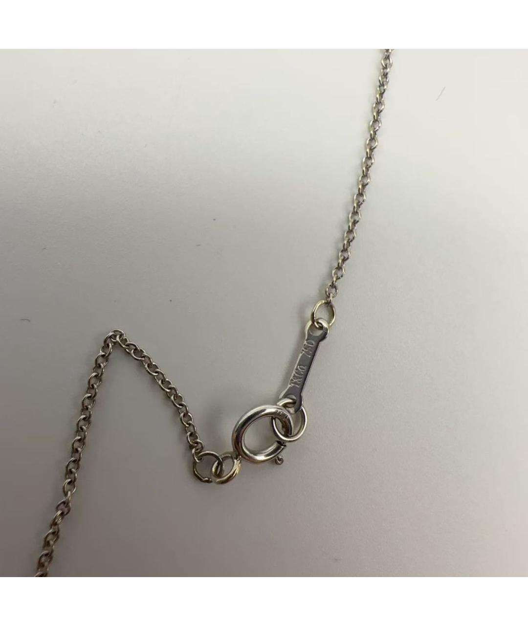 TIFFANY&CO Серебряное колье из белого золота, фото 6