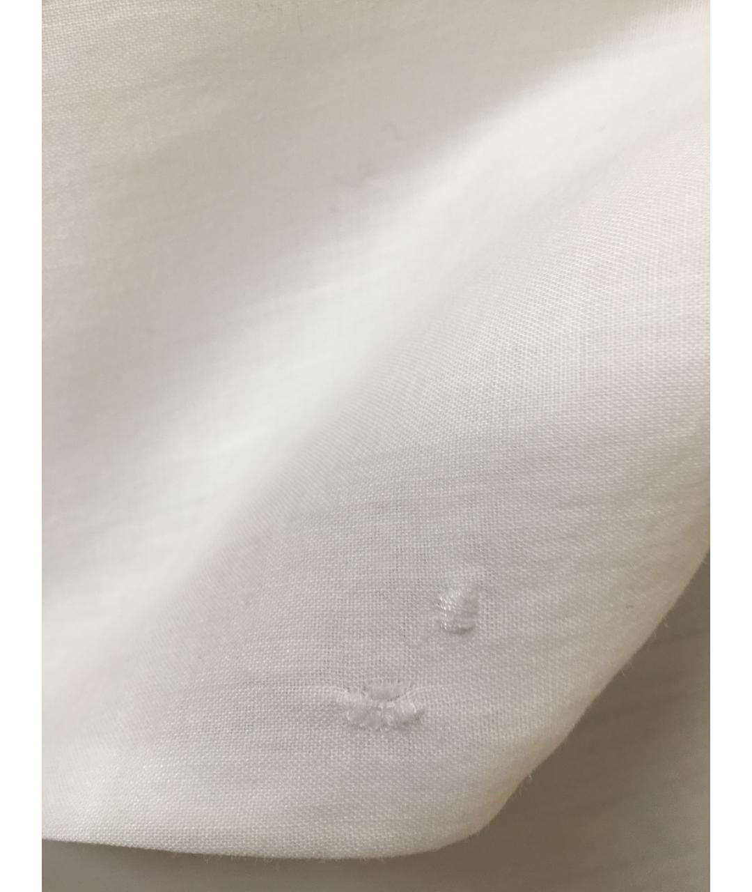 BURBERRY Белая хлопковая блузы, фото 9