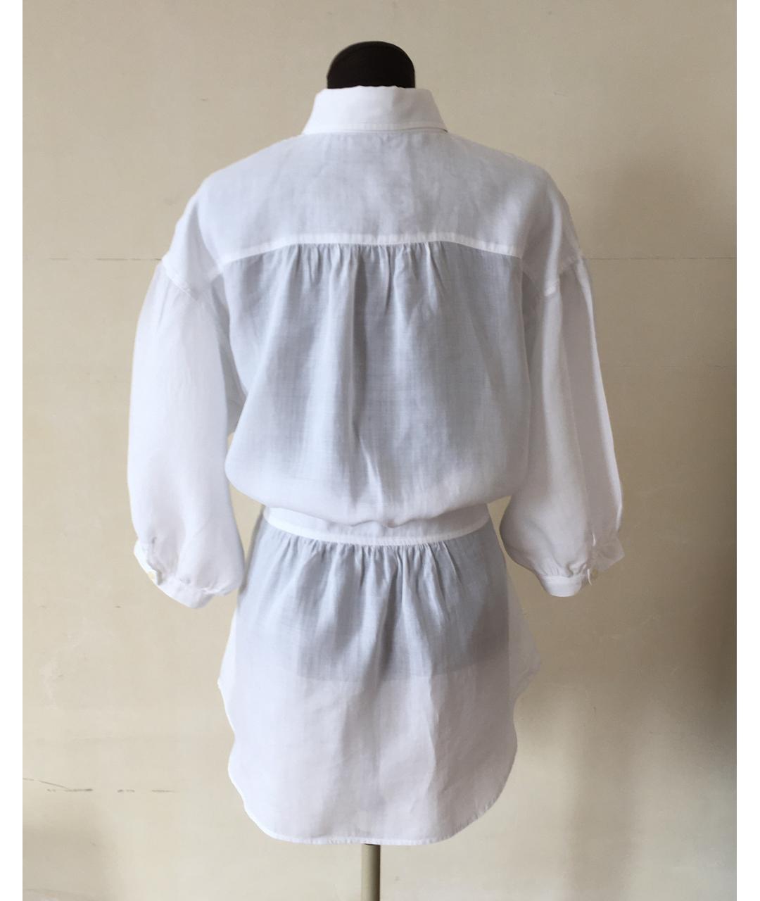 BURBERRY Белая хлопковая блузы, фото 8